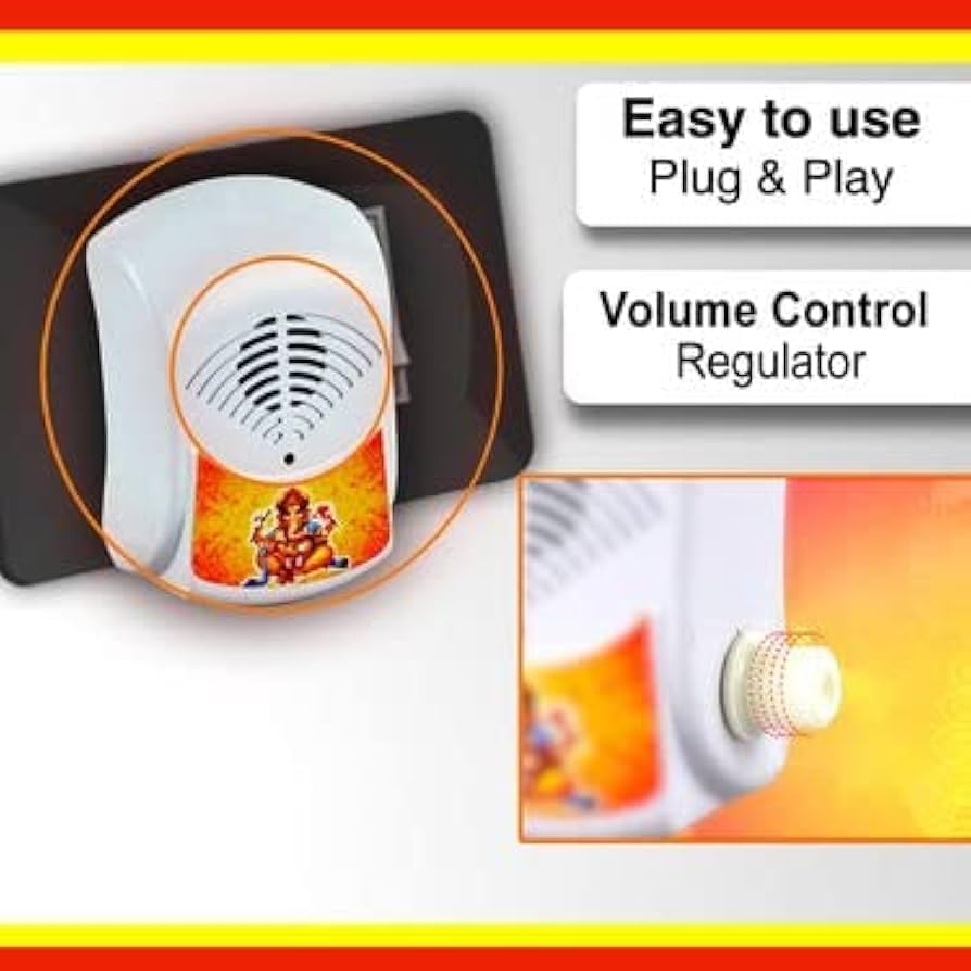 Gayatri Mantra Chanting Box , Mantra Chanting Device of Hindu God, Om Mantra Chant for Peace Prosperity, Meditation, Spiritual Mantra Chanting Machine