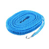 TLBS 5 Meters Windproof Anti-Slip Clothes Washing Line Drying Nylon Rope with Hooks 5 Meter Nylon Clothesline Rope