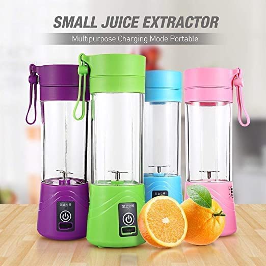 TLBS 6 Blades Juicer Rechargeable Portable Electric USB Juicer Bottle Blender for Making Juice,Travel Juicer for Fruits and Vegetables,Juice Maker Machine (Multicolour)
