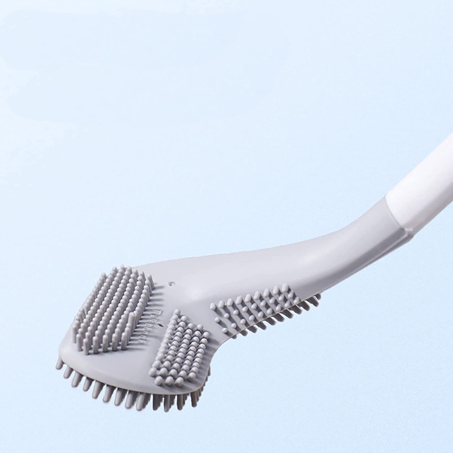 TLBS Golf Toilet Cleaner Brush with Holder & Magic Sticker , Slim Holder Anti-drip