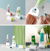 TLBS Rolling Tube Toothpaste Squeezer Toothpaste Seat Holder Stand Rotate Toothpaste Dispenser for Bathroom