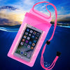 Waterproof Sealed Transparent Mobile Bag Cover for Protection in rain & Swimming Fits for Any Android Universal Size Mobile Phone Multicolored