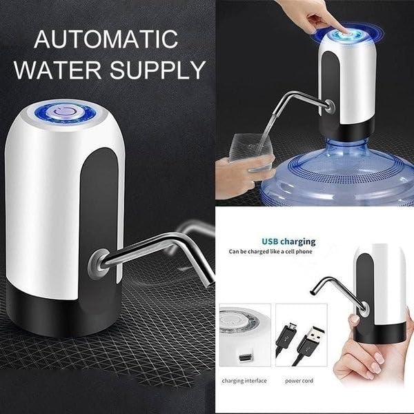 TLBS Automatic Drinking Cooler USB Charger Portable Pump Dispenser| Wireless Water Can Dispenser Pump