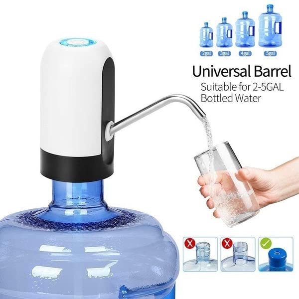 TLBS Automatic Drinking Cooler USB Charger Portable Pump Dispenser| Wireless Water Can Dispenser Pump