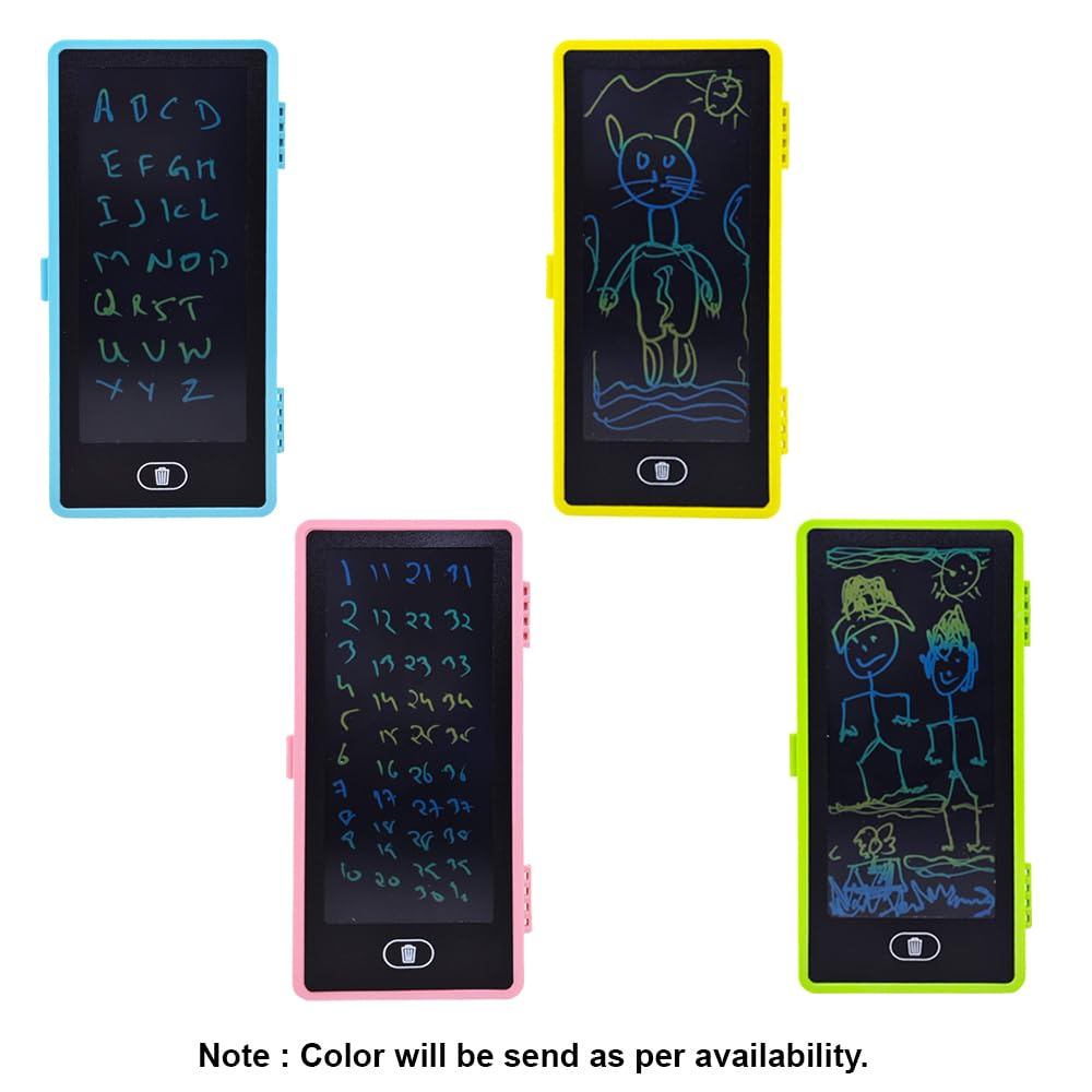 Magical Unique Pencil Box with LCD Screen Writing Pen with Erase Button and Birthday Party Return Gift, Pencil Box for Kids