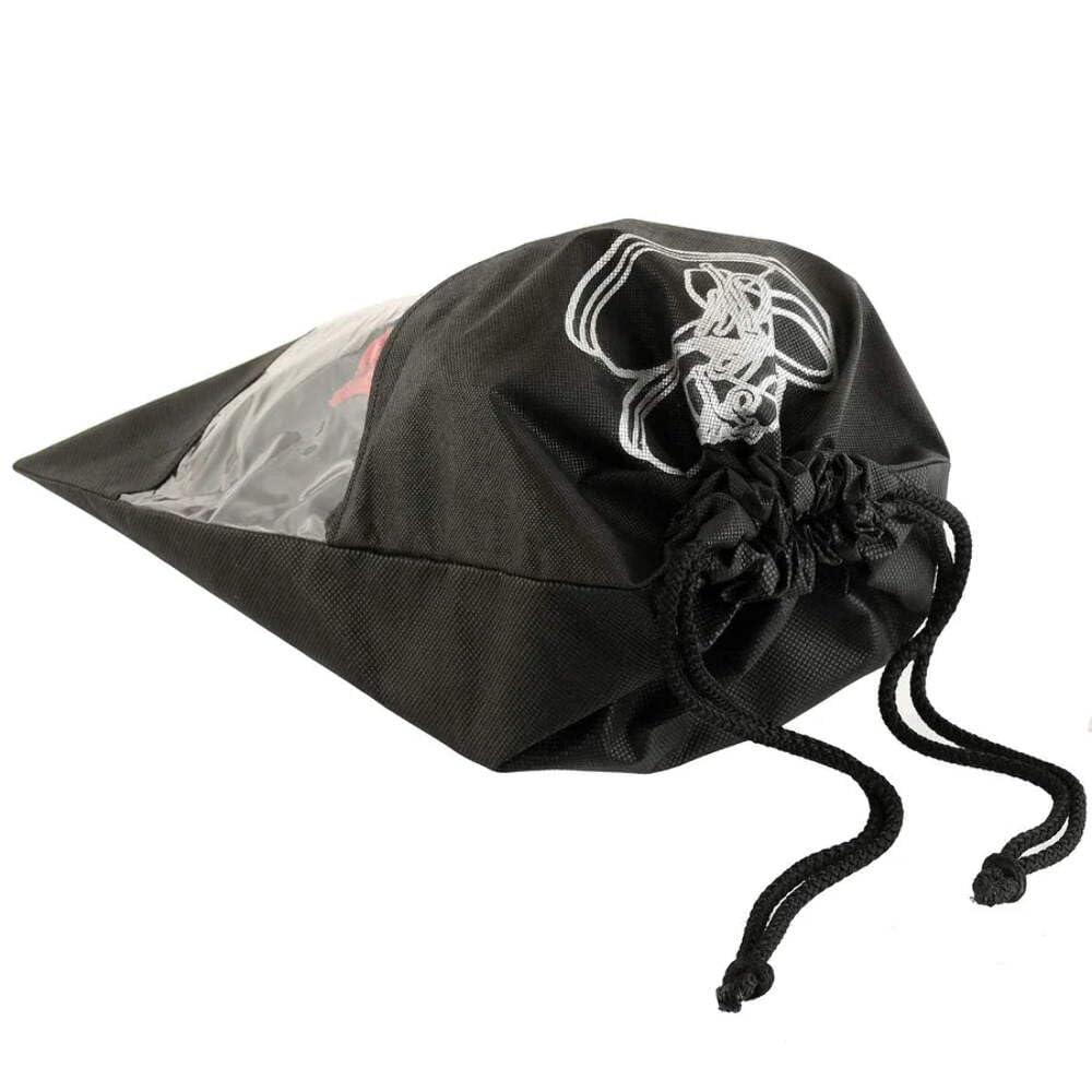 TLBS Shoe Cover/String Bag Organizer|Shoe Print & Non Woven Material|Transparent Window|Size 43 x 30 Cm (PREMIUM) (8 pcs)