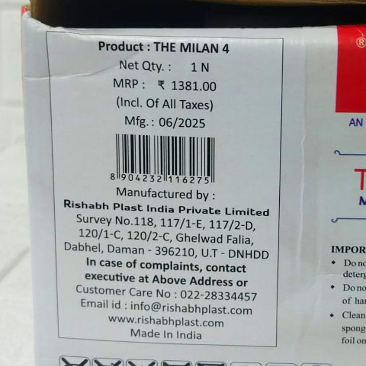 Rishabh Milan 4 Multipurpose Container Set