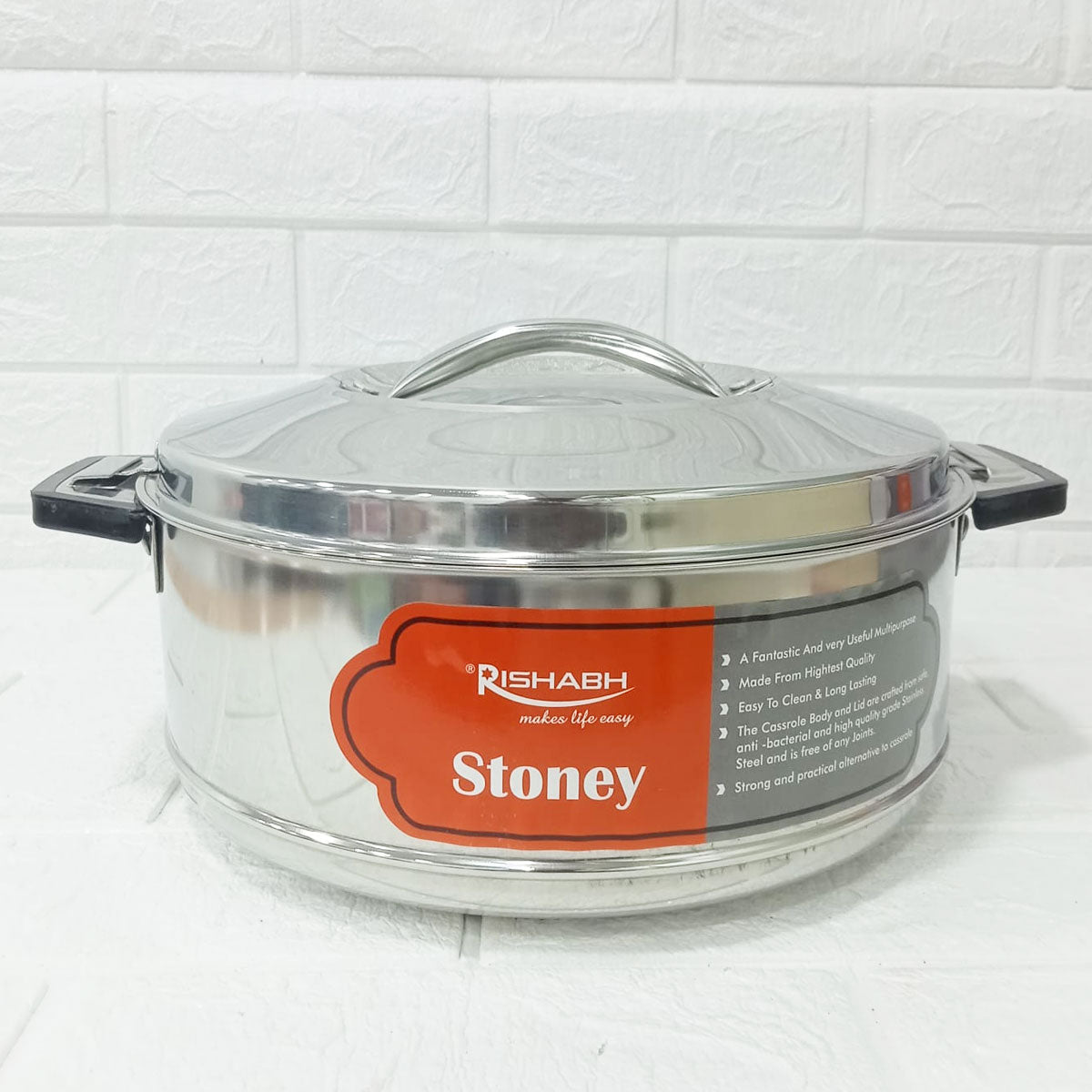 Rishabh Stoney 3500  Insulated Steel Casserole