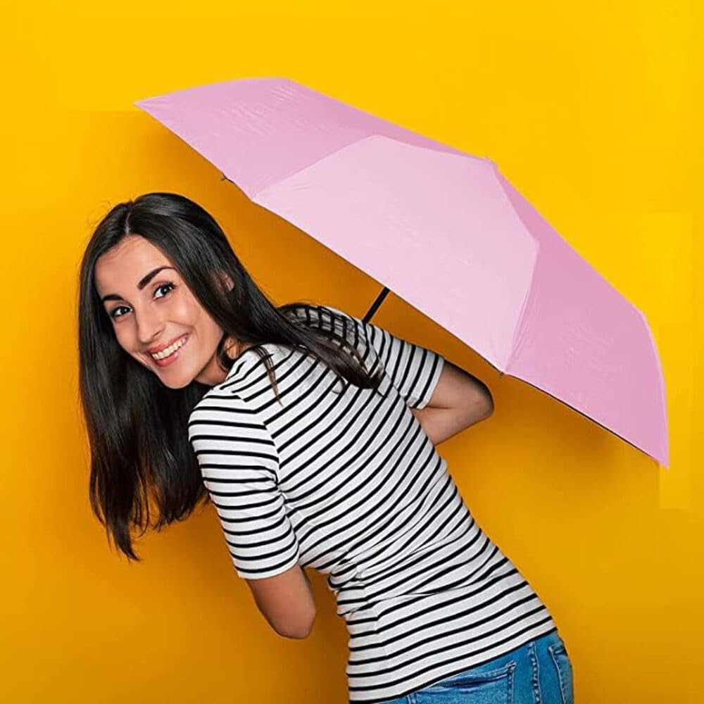 TLBS Capsule umbrella windproof 4 folding UV for travel and car multi color