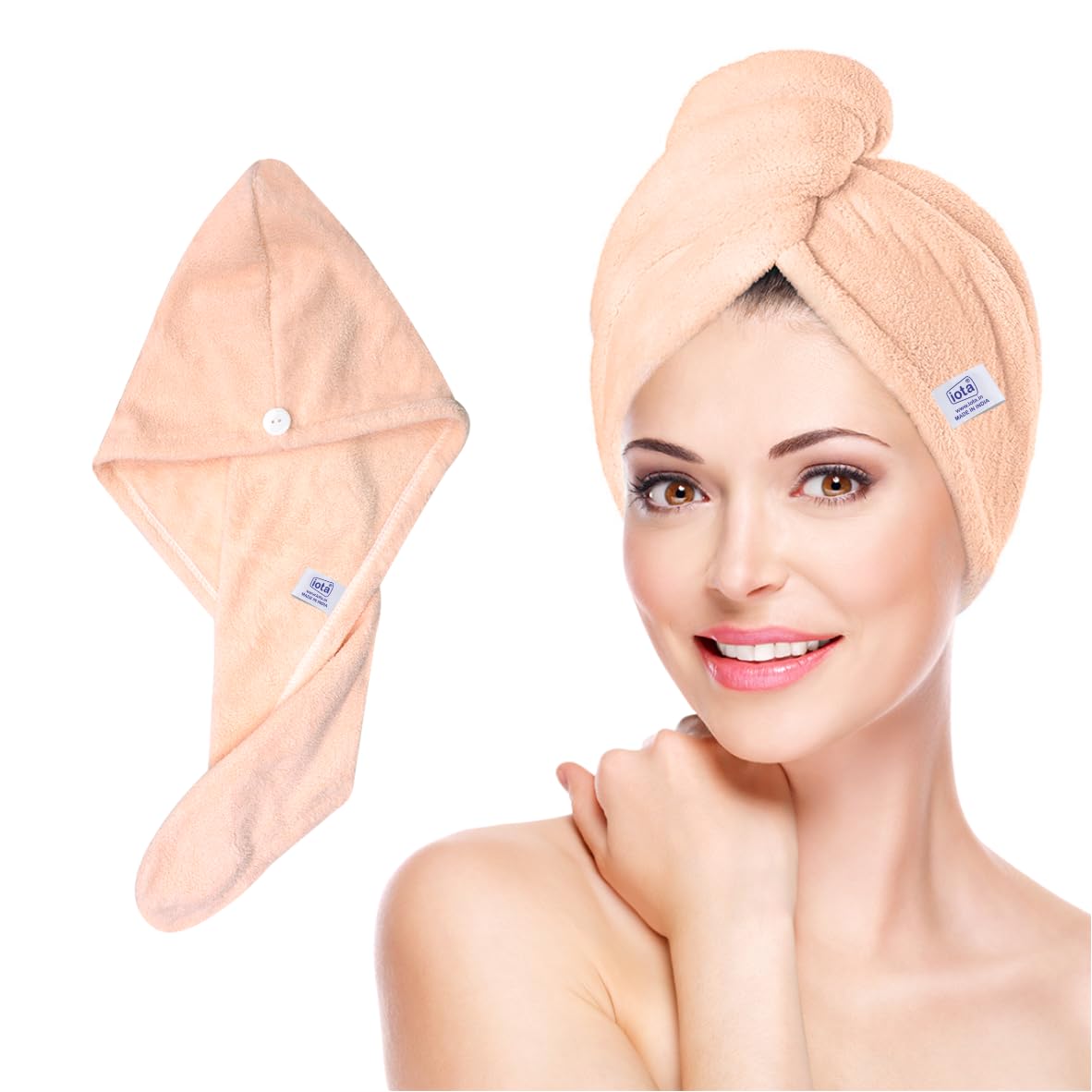 Hair Towel Wrap Absorbent Towel Hair-Drying Bathrobe Microfiber Bath Towel Hair Dry Cap Salon Towel