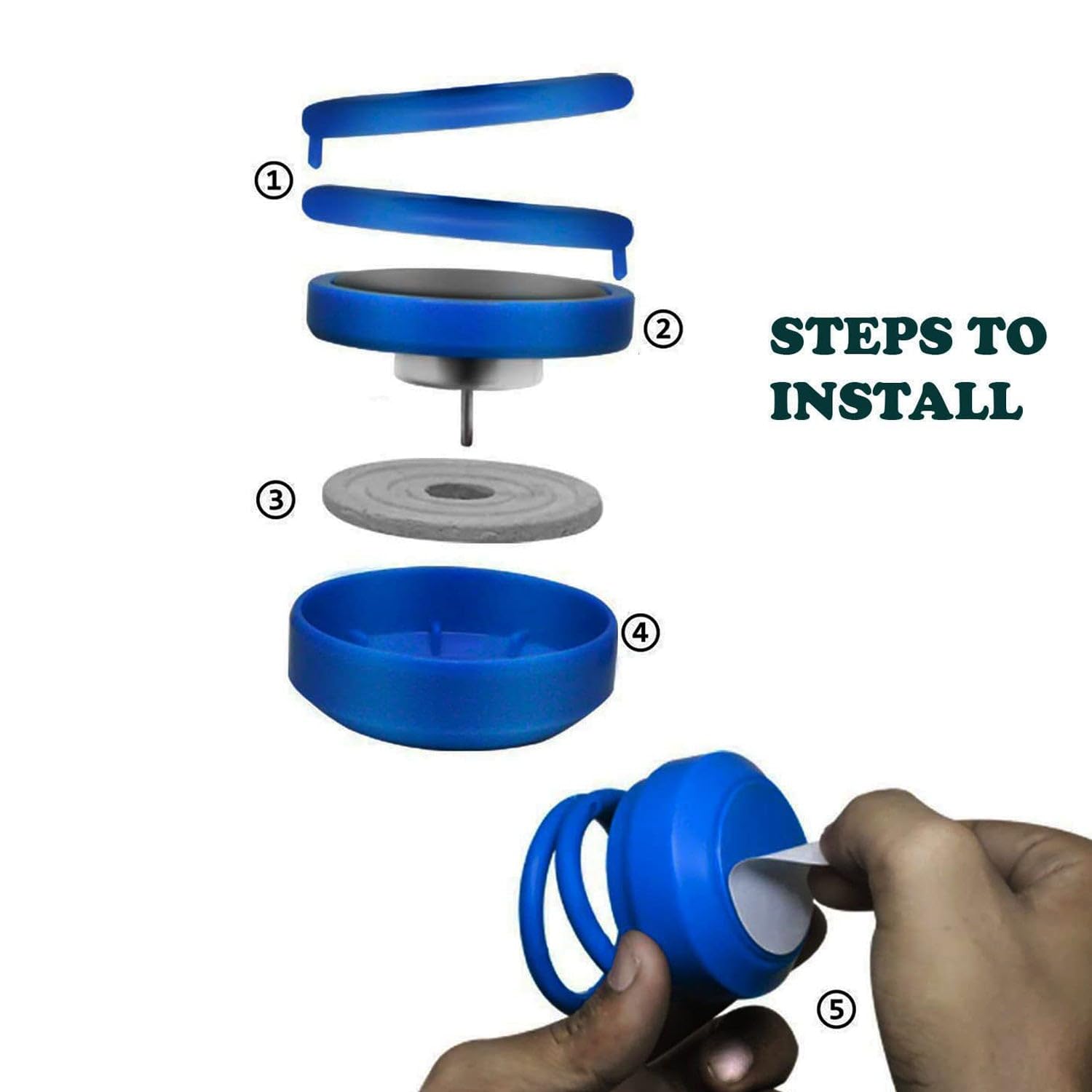 TLBS Solar Power Car Aroma Diffuser 360°Double Ring Rotating Design, Car Fragrance Diffuser, Car Perfume Air Freshener