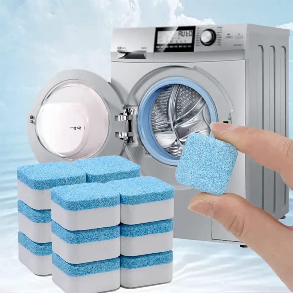 Washing Machine Cleaner Tablet, Descaler Powder for Top Load, Front Load, Fully Automatic, Deep Cleaner, Tub Cleaner, Drum Stain Cleaner