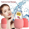 Ice Roller for Face and Eye,Food-Grade Leak-Proof Silicone Cube, Reusable Face Massage,Ice Mold for Face,Face Massager,Facial Beauty Ice Roller,Skin Care Tools