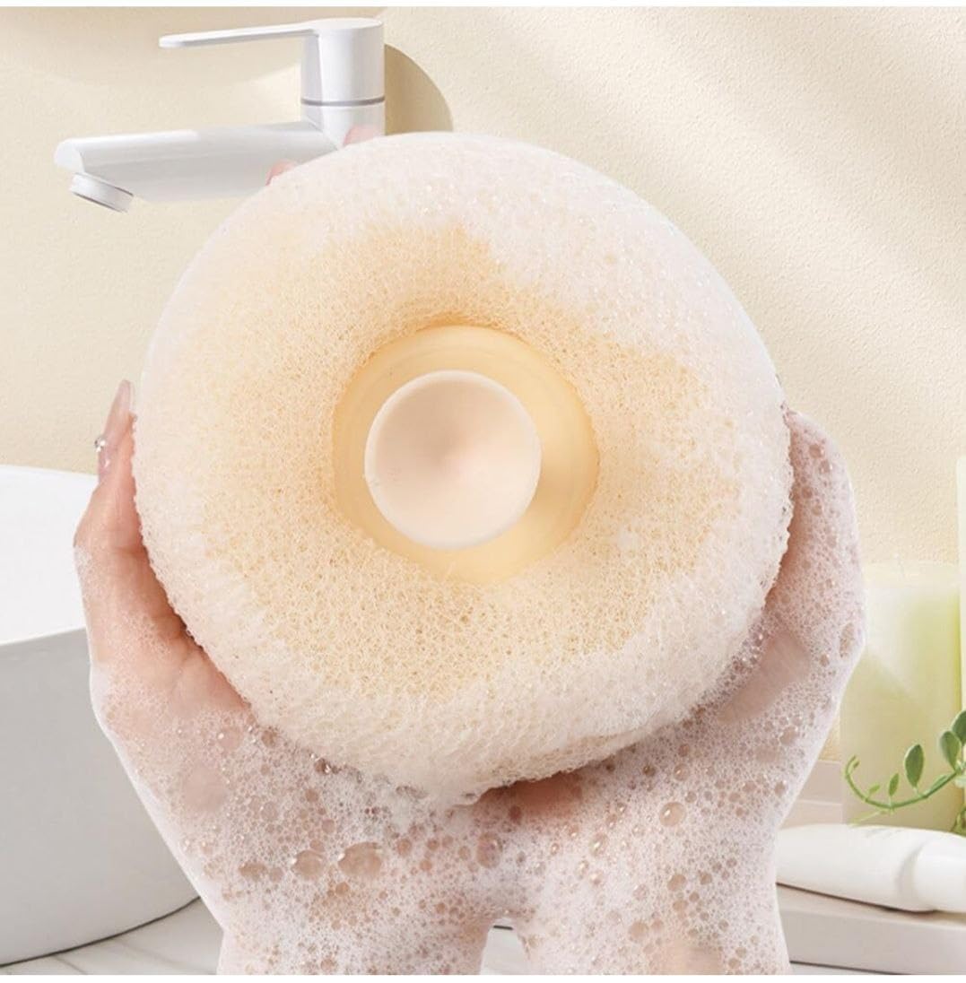 TLBS Loofah Bath Sponge Body Scrubber Mesh for Men Women Exfoliating Bath Sponge Cleaning Brush for Body