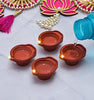 Water Sensor LED Diyas Candle with Water Sensing Technology E-Diya, Warm Orange Ambient Lights, Battery Operated