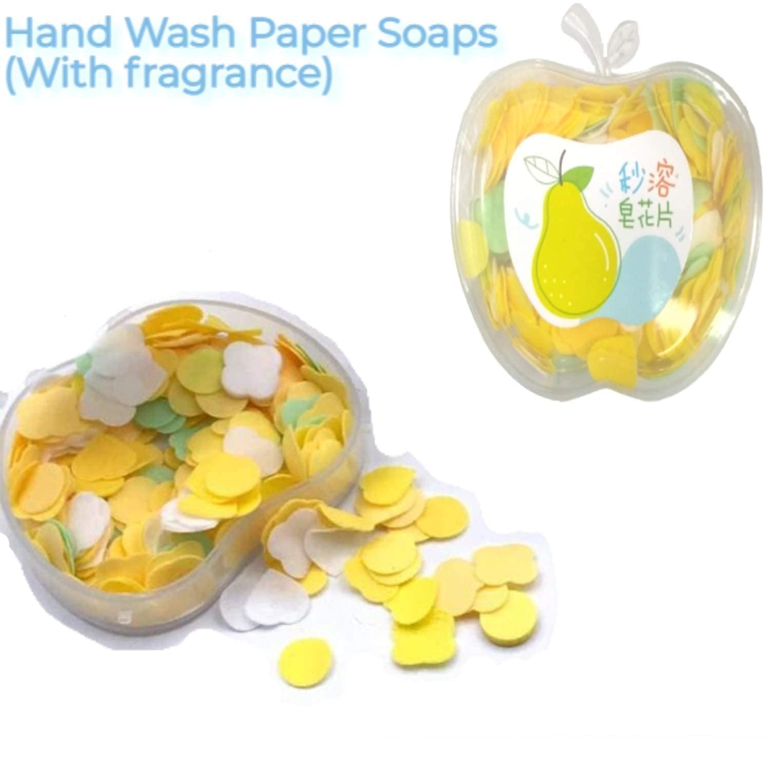 TLBS Apple Design Soft Paper Soap traveling or hotel uses.at any time use