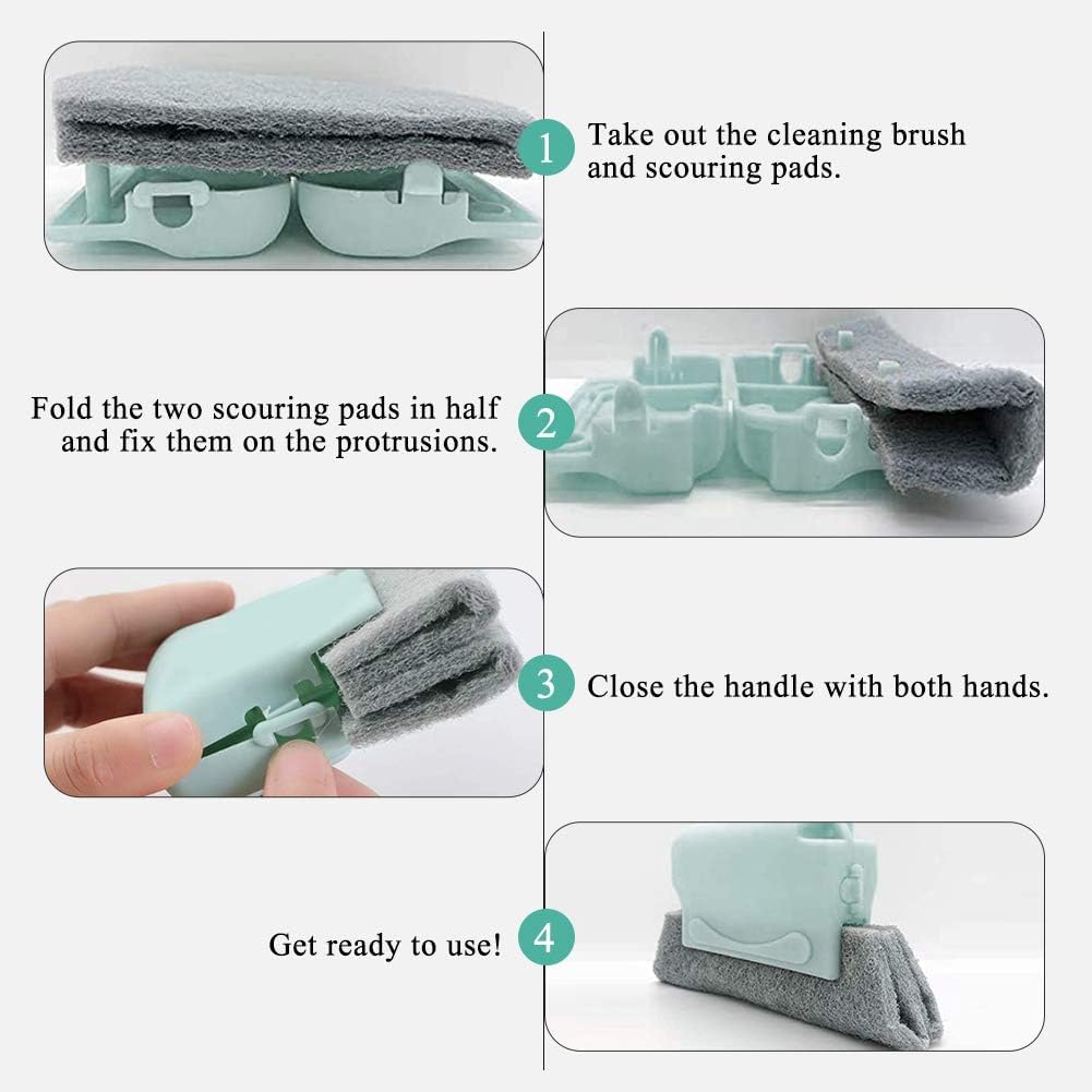 Window Groove Cleaning Brush, Hand-held Groove Cleaner Tools