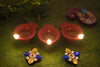 Water Sensor LED Diyas Candle with Water Sensing Technology E-Diya, Warm Orange Ambient Lights, Battery Operated