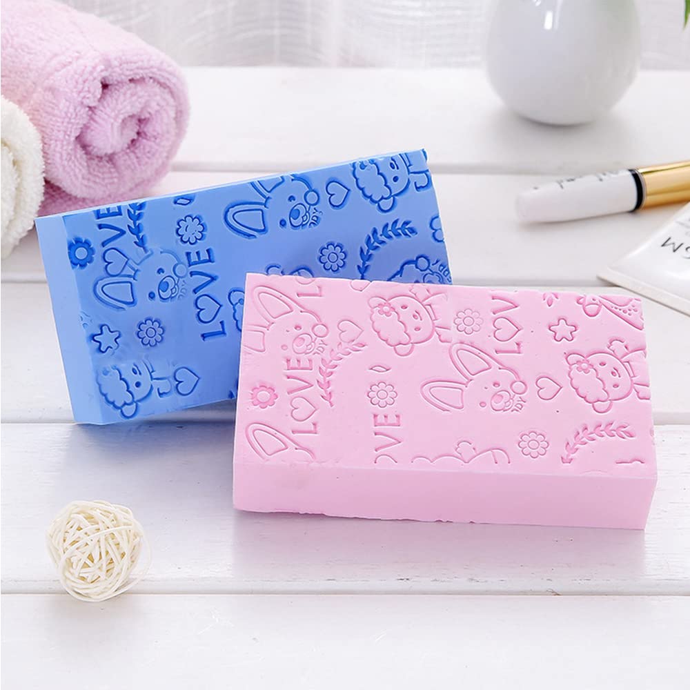 Ultra Soft Exfoliating Sponge | Asian Bath Sponge For Shower | Japanese Spa Cellulite Massager