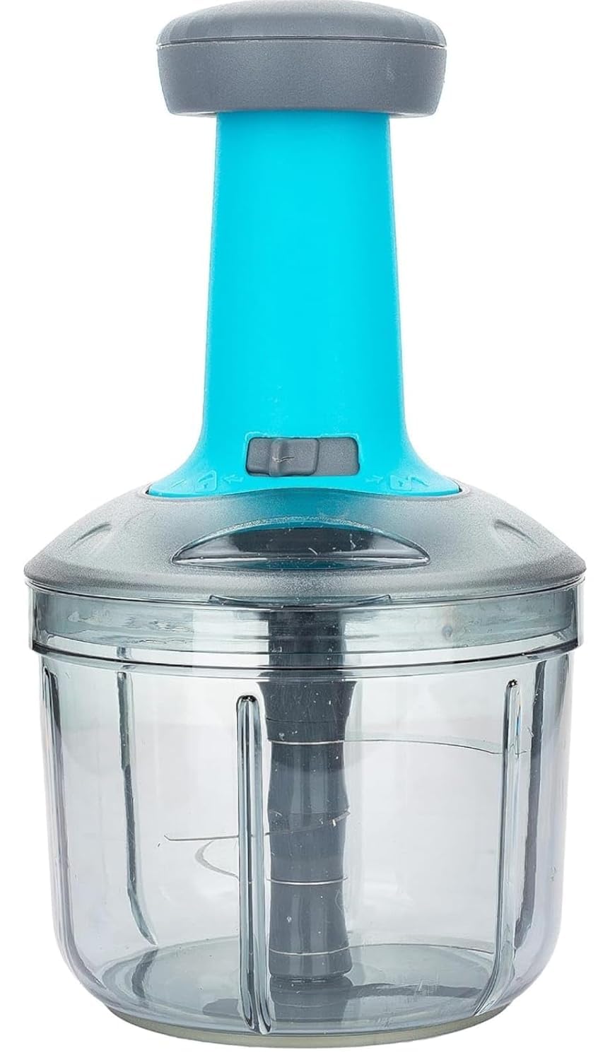 TLBS Hand Press Bingo Push Chopper with Lock & Unlock System, Mini Handy & Compact Chopper(900ML)