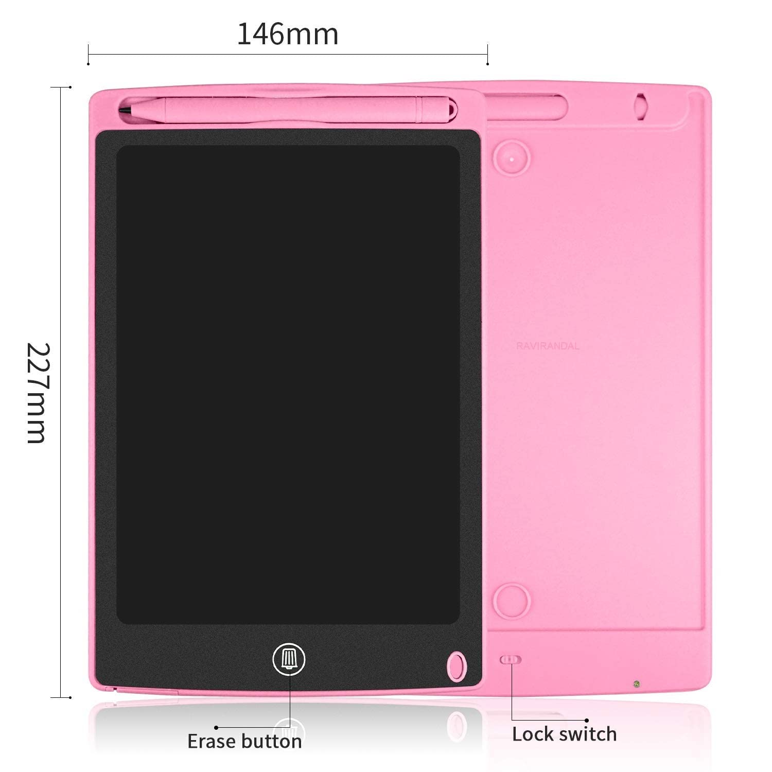 TLBS 8.5 inch LCD E-Writer Electronic Writing Pad/Tablet Drawing Board - Paperless Memo Digital Tablet