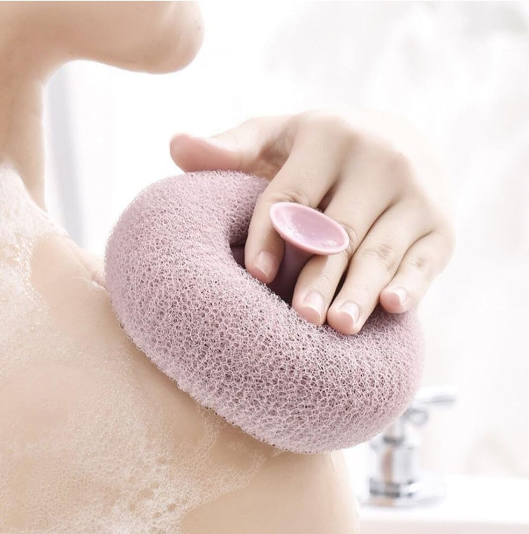 TLBS Loofah Bath Sponge Body Scrubber Mesh for Men Women Exfoliating Bath Sponge Cleaning Brush for Body