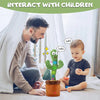 Dancing Cactus Toy for Babies Talking, Speaking, Recording | Repeat What You Say | Singing Electronic Pet for Toddlers | Swing and Sing Toy-Charger Cactus Toy Plant..