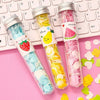 Soft Paper Soap Flower Design Tube Shape Bottle (Assorted/Random Colour)