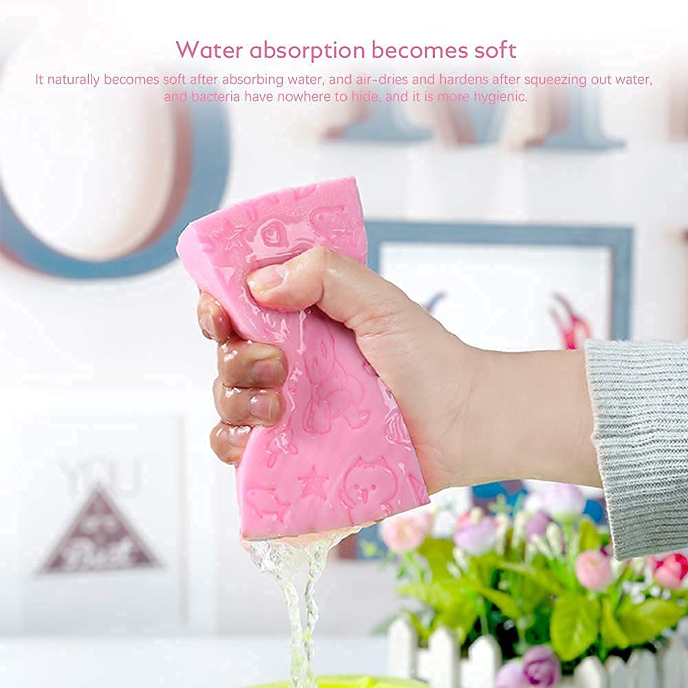 Ultra Soft Exfoliating Sponge | Asian Bath Sponge For Shower | Japanese Spa Cellulite Massager
