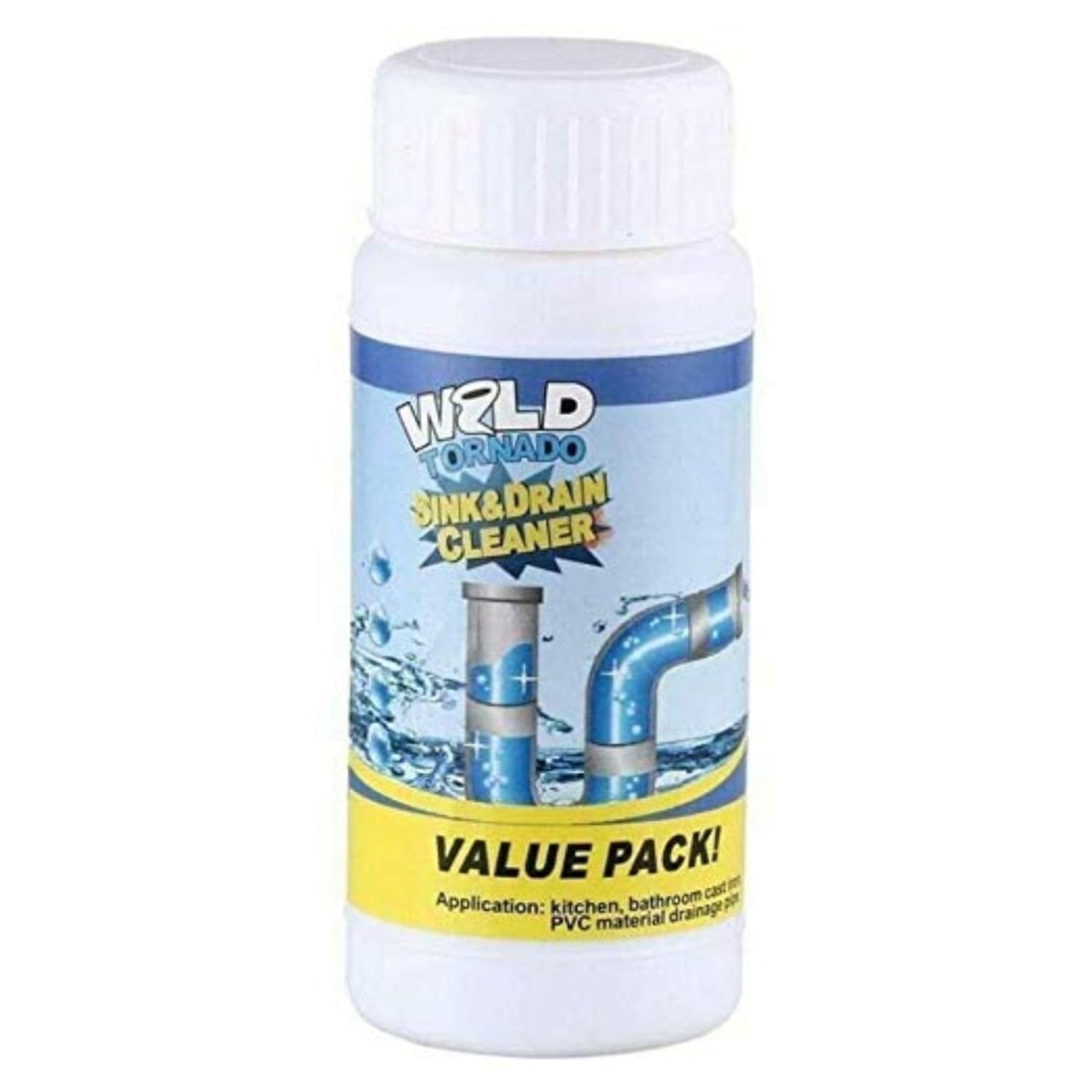 TLBS Powerful Sink and Drain Cleaner, Portable Powder Cleaning Tool Super Clog Remover Chemical Powder Agent for Kitchen Toilet Pipe Dredging