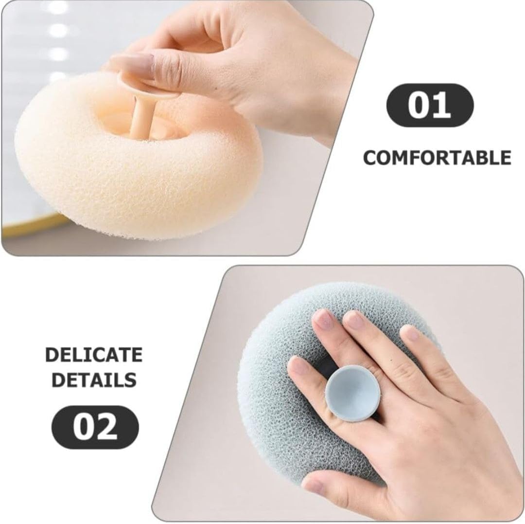TLBS Loofah Bath Sponge Body Scrubber Mesh for Men Women Exfoliating Bath Sponge Cleaning Brush for Body