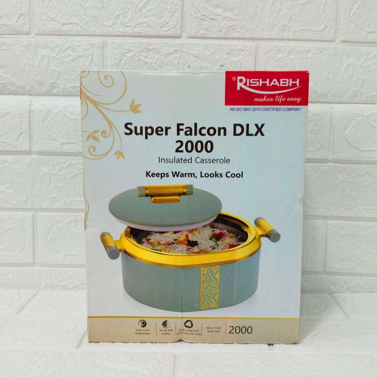 Rishabh Super Falcon DLX Insulated Casserole 2000 ml