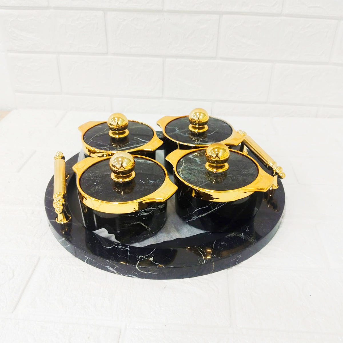 Rishabh Super Rover Multipurpose Container Set of 4 with Tray – Stylish & Trendy Airtight Storage Jars