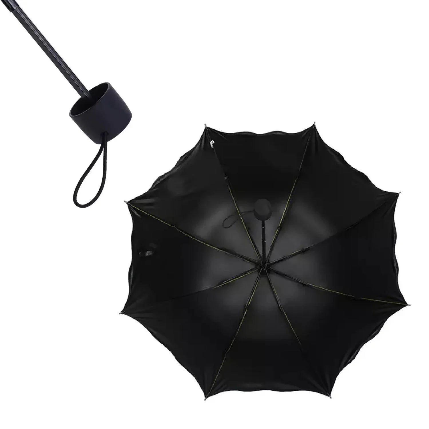 Magic Umbrella Changing Secret Blossoms Occur with Water Magic Print 3 Fold Umbrella for Girls, Women, Boys, Men & Children for UV, Sun & Rain