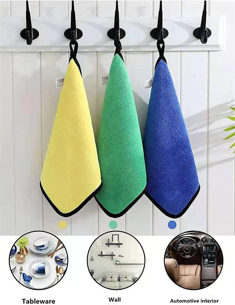 Microfiber Cloth for Car and Bike Cleaning | 40x30 cm | 600 GSM | Multipurpose Kitchen and Car Accessories | Ultra Absorbent Polishing and Detailing Cloth