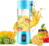 TLBS 6 Blades Juicer Rechargeable Portable Electric USB Juicer Bottle Blender for Making Juice,Travel Juicer for Fruits and Vegetables,Juice Maker Machine (Multicolour)