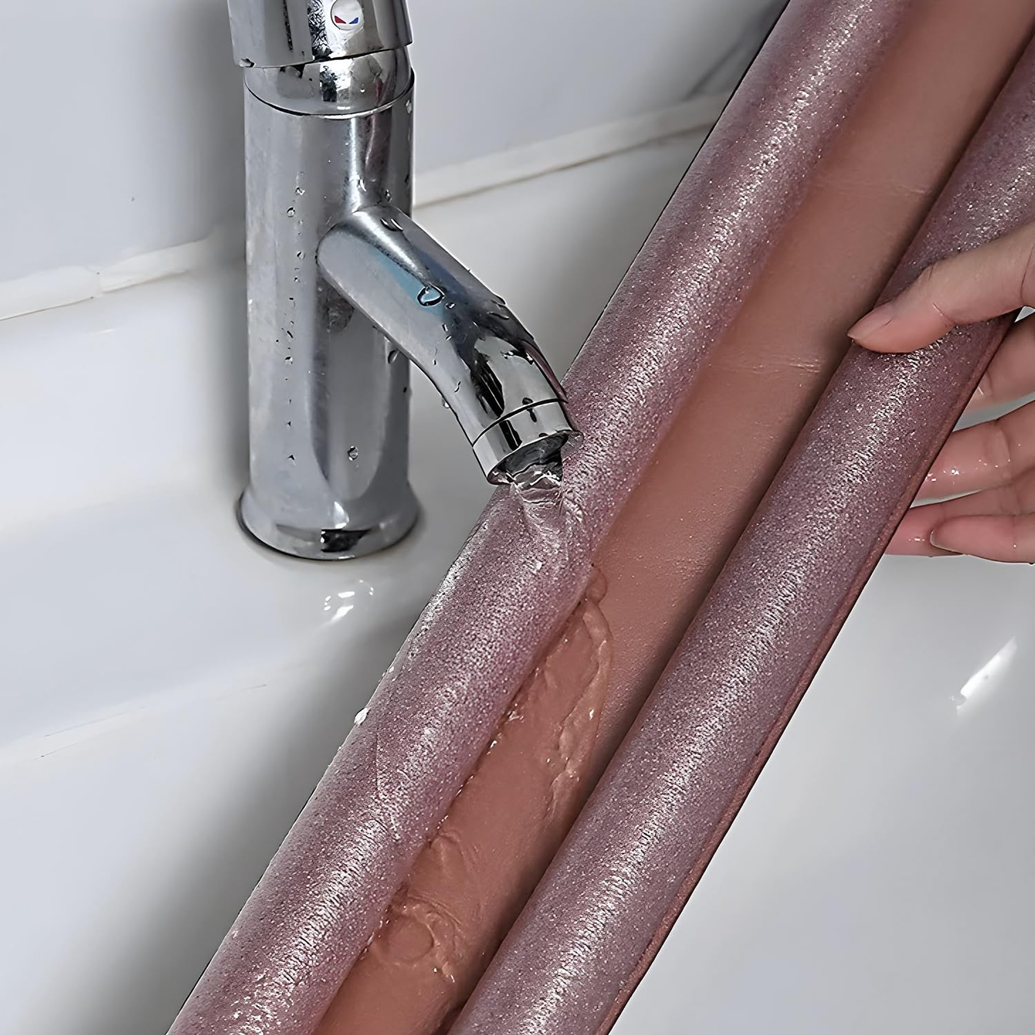 Twin Door Draft Stopper/Guard Protector for Doors and Windows | Door Bottom Sealing Strip Guard for Home