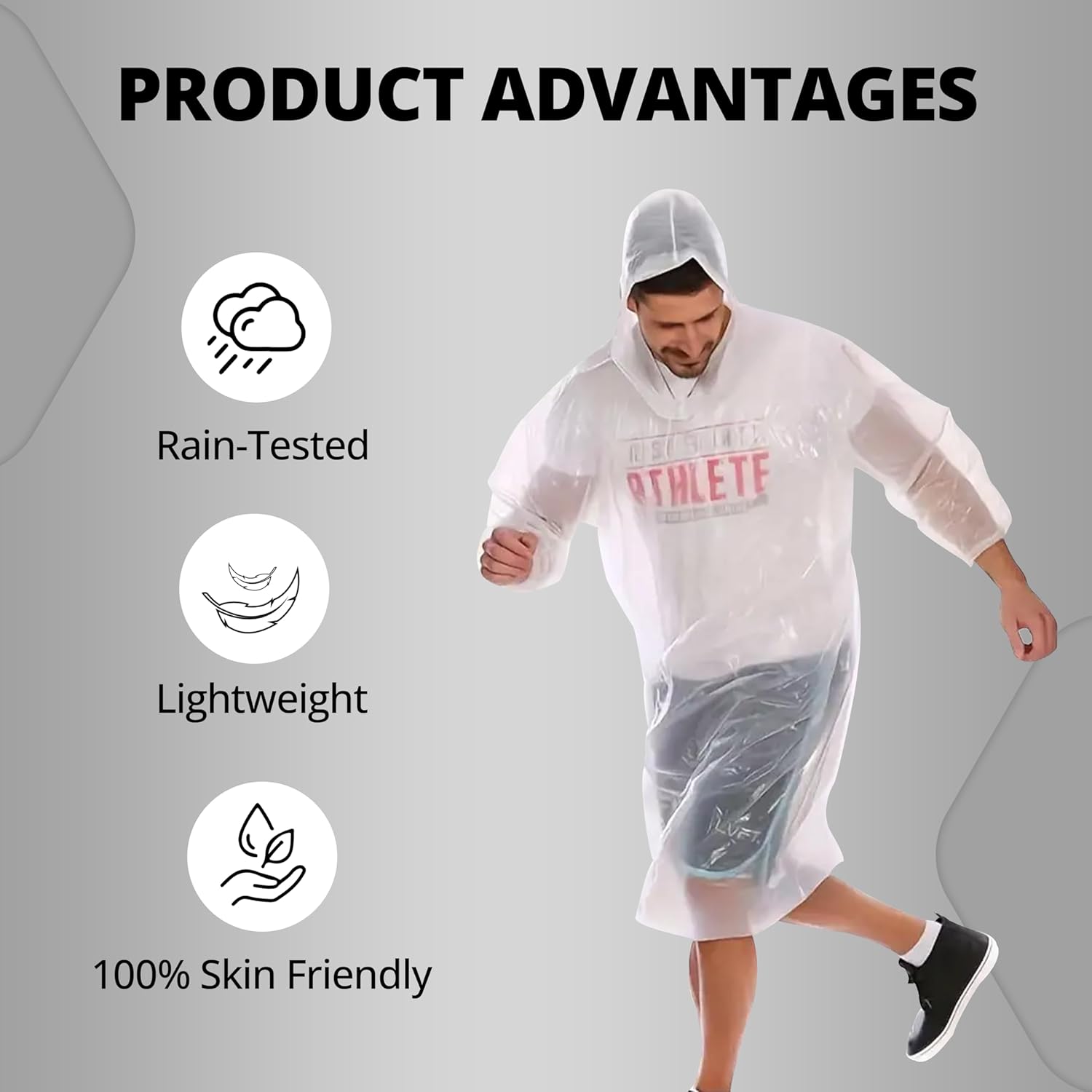 TLBS Rain Card for Emergency Use | Waterproof Rain with Smallest Pocket Size| Easy to Carry