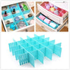 Drawer Divider Organizers, DIY Plastic Grid, Plastic Adjustable Drawer Dividers Makeup Socks, Underwear, Organizer for Clothes, Kitchen, Office