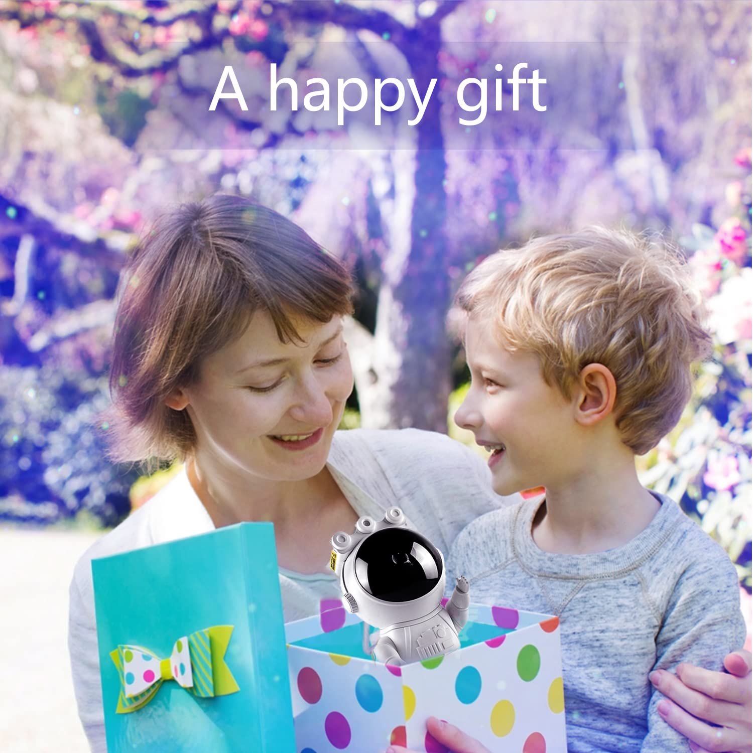 TLBS Star Projector Galaxy Night Light Astronaut Space Projector Starry Nebula Ceiling LED Lamp with Timer & Remote, Kids Room Decor Aesthetic, Gifts for Christmas Birthdays