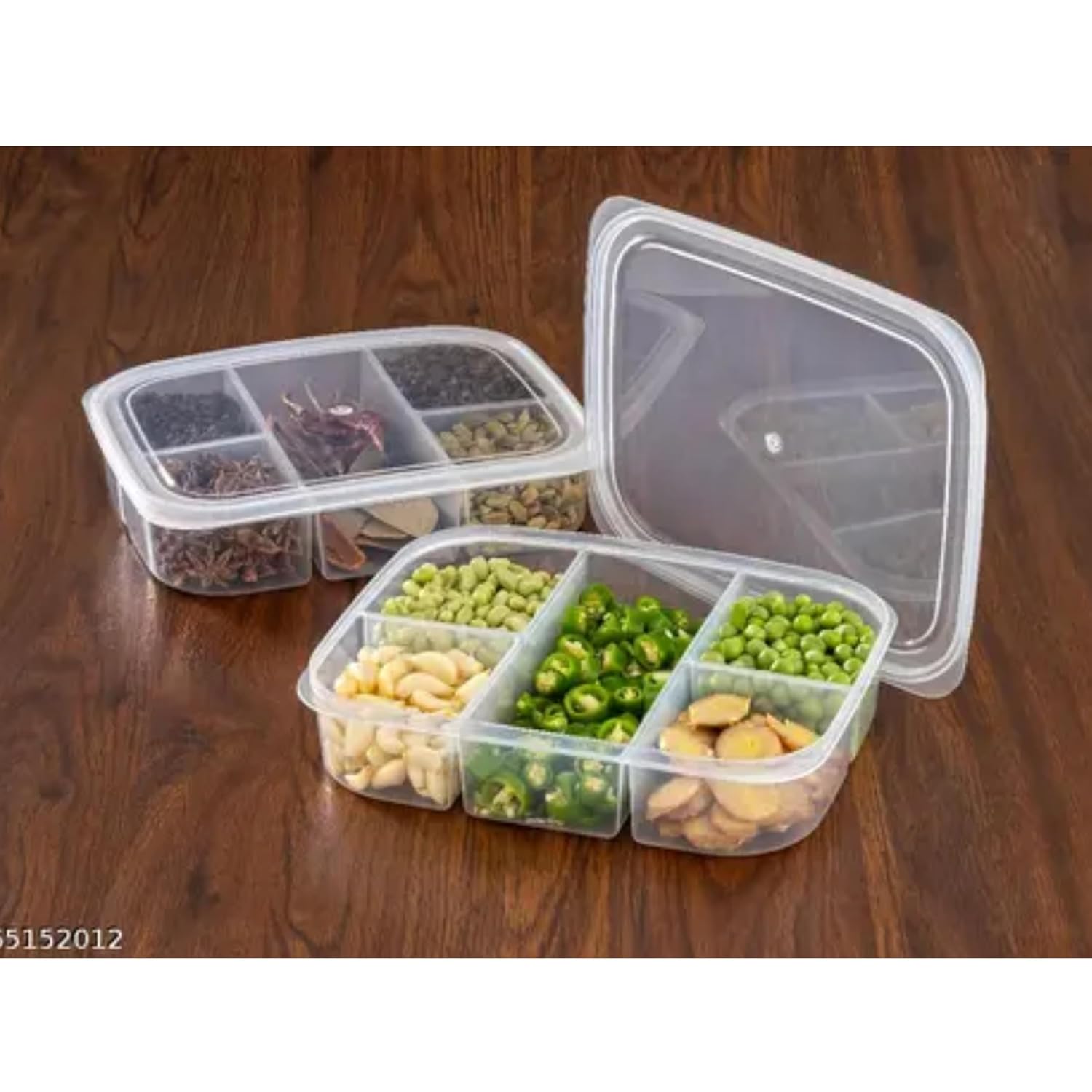 5 in 1 Multipurpose 5 Section Grocery & Vegetable Storage Container