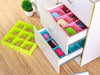 Drawer Divider Organizers, DIY Plastic Grid, Plastic Adjustable Drawer Dividers Makeup Socks, Underwear, Organizer for Clothes, Kitchen, Office