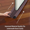 Twin Door Draft Stopper/Guard Protector for Doors and Windows | Door Bottom Sealing Strip Guard for Home