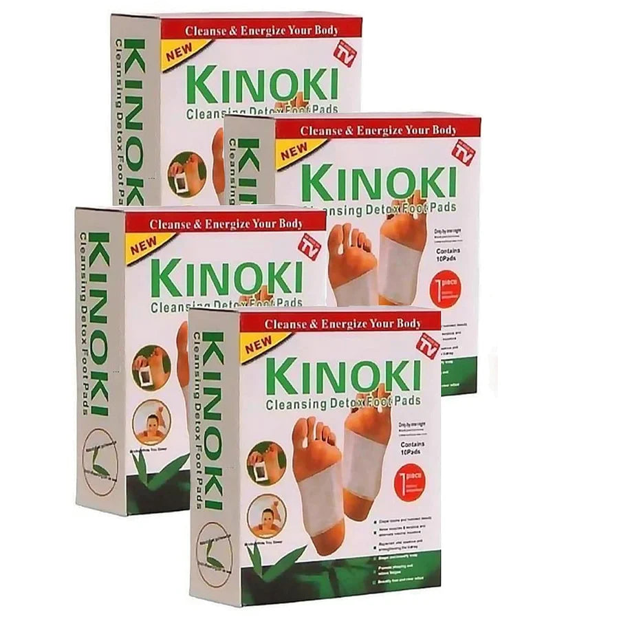 Kinoki Premium Detox Foot Pad, Cleansing Toxin Remover Foot Patches, Organic Weight Loss Patch, For Men & Women - Free Size