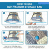 Vacuum Bags, Clothes Storage Bag, Vacuum Bags for Clothes, Cloth Storage Bag, Vacuum Bags for Clothes with Pump, Packing Bags for Clothes, Vacuum Storage Bags, Cloth Bags (WITH PUMP)