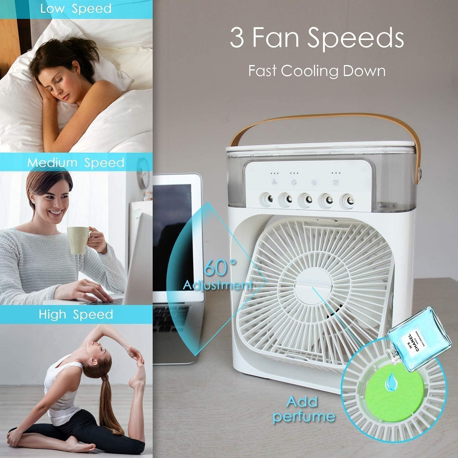 Mini cooler for room cooling mini cooler ac portable air conditioners for Home Office Artic Cooler 3 In 1 Conditioner Humidifier Purifier