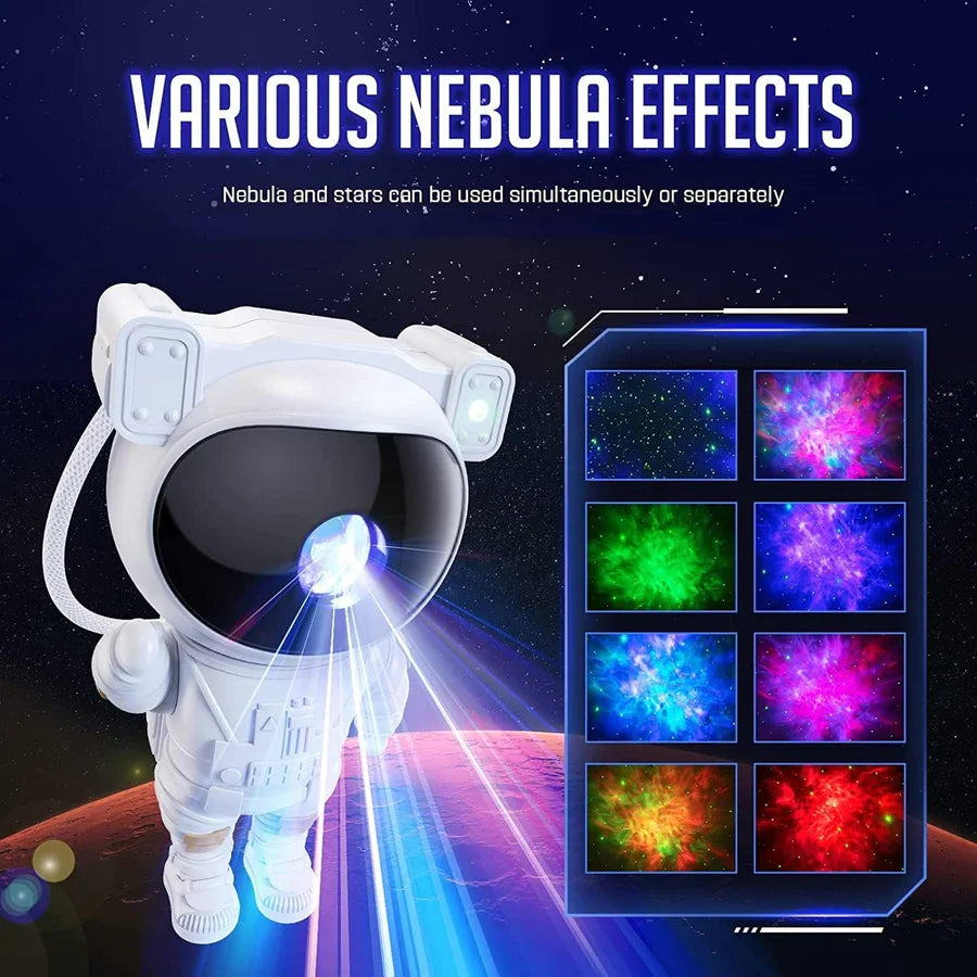 TLBS Star Projector Galaxy Night Light Astronaut Space Projector Starry Nebula Ceiling LED Lamp with Timer & Remote, Kids Room Decor Aesthetic, Gifts for Christmas Birthdays