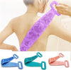 Bath Body Brush Towel Eco-Friendly Back Scrubber Shower Brush Silicone Bath Body Brush (Loos)