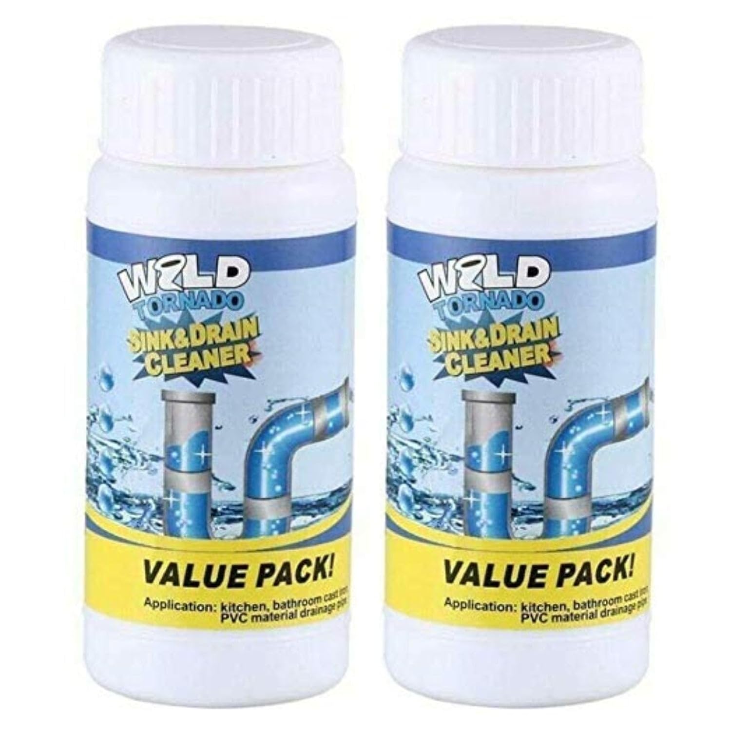 TLBS Powerful Sink and Drain Cleaner, Portable Powder Cleaning Tool Super Clog Remover Chemical Powder Agent for Kitchen Toilet Pipe Dredging