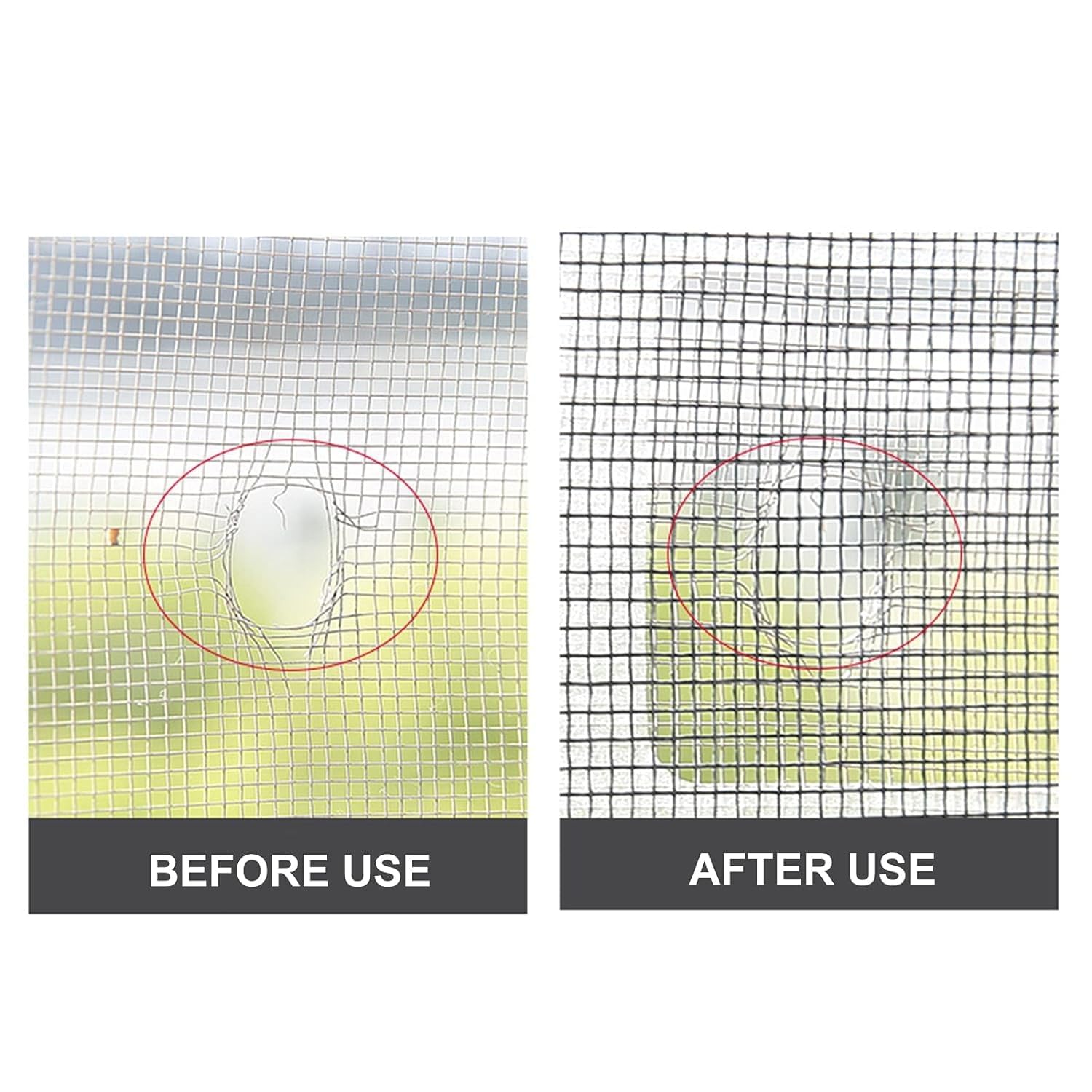 Window Screen Repair Kit Tapes Patch & Multi Use  Size: 4 × 4 Inch